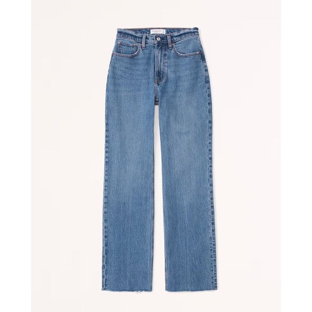 Abercrombie & Fitch 90’s high rise curve love relaxed Jean